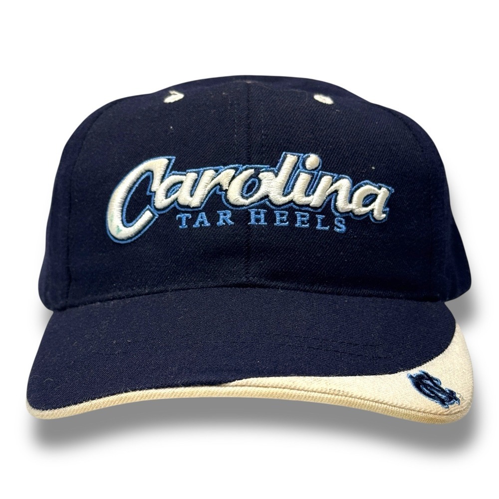 Lids North Carolina Tar Heels Hat Cap Strap Back Adjustable Navy Blue One Size‎